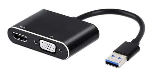 Hub Cable Adaptador Dock Usb 3.0 2.0 A Hdmi Y Vga