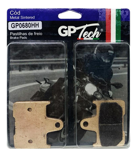 Pastilha Freio Traseiro Harley Davidson Xl L 883 - Gp Tech