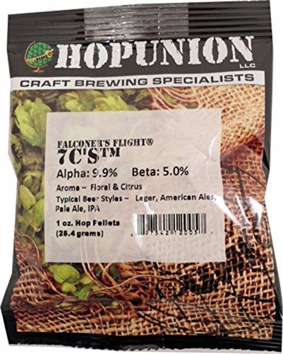 Home Brew Ohio Falconer S Vuelo 7 C S Hop Pellets 3 Oz, Verd