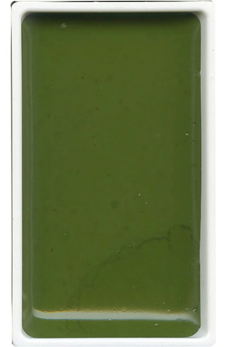 Aquarela Kuretake Gansai Tambi 54 Olive Green