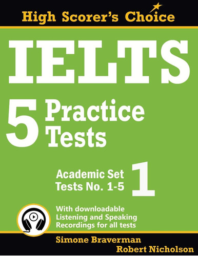 Libro Ielts 5 Practice Tests, Academic Set 1 En Ingles