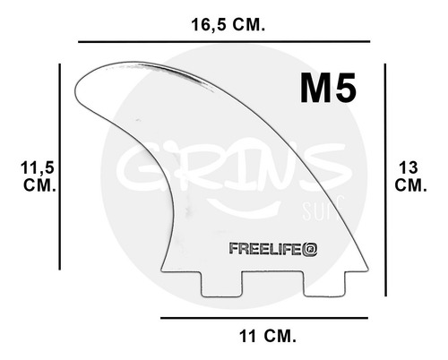 Imagen 2 de 3 de Combo Surf Quillas Fcs + 6 Gusanos + Peine Raspador