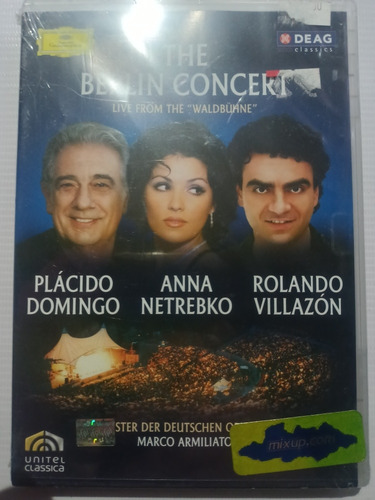 Dvd The Berlín Concerts Plácido Domingo Nuevo Sellado