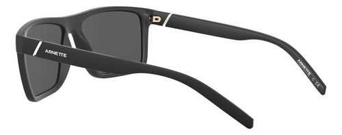 Lente De Sol Arnette 0an4267 Goemon Rectangular Goemon Grey Matte Black Matte Black/white