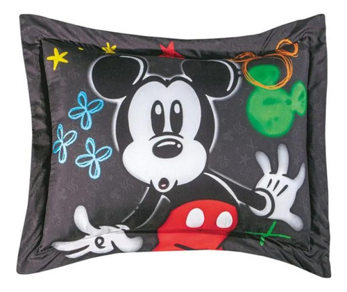 Funda Decorativa Estándar Mickey Cool Microfibra Concord