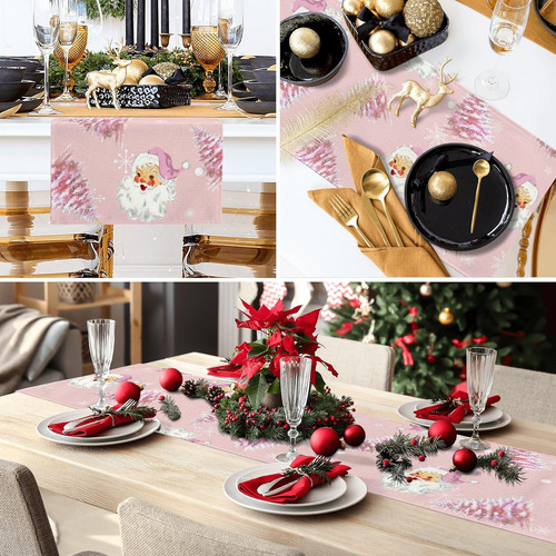 Camino De Mesa De Navidad De 72 Pulgadas De Largo, Decoració