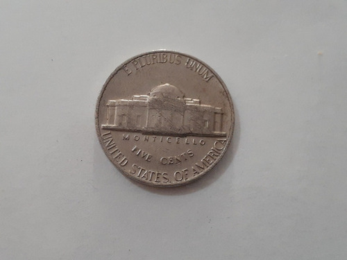 Moneda Estados Unidos 5 Cents 1964 Monticello (x455-x456