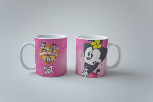 Taza Blanca Sublimada 11 Oz Regalo Animaniacs Dot F361 Blanco