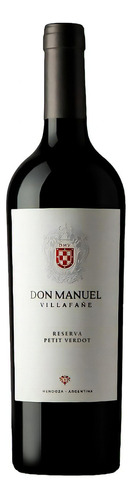 Vino Don Manuel Villafañe Reserva Petit Verdot 750ml 2021