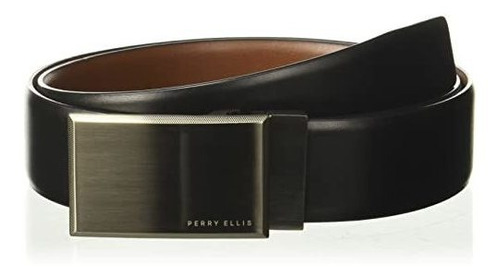 Perry Ellis Portafolio De Hombres Cinturón De Placas D5ga3