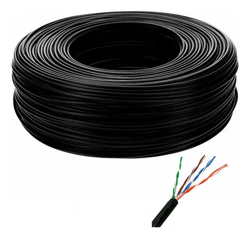 CABLE UTP CAT 5 ALEACION EXTERIOR LPS X 100 MTR