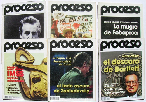 Revista Proceso, Set De 6 Revistas, 1998