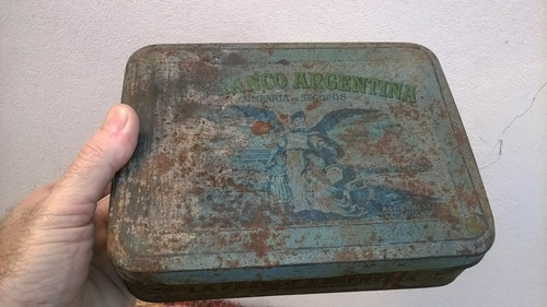 Antigua Lata Litografiada Botiquin Seguro L Franco Argentina (Usado)