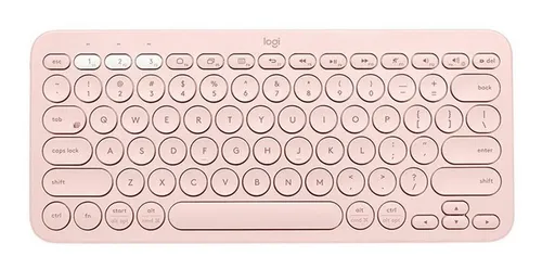 Teclado Bluetooth Logitech K380 Qwerty Español Color Blanco