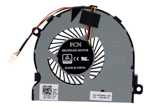 Cooler Interno Para Dell Inspiron 15 5547. 15 5548.  3 Pines