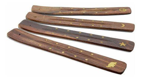 Imagen 1 de 5 de Porta Sahumerios Sky Madera Importado X 1 Unidad.