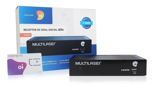 Imagem 3 de 6 de Oi Tv Livre Hd Kit Antena + Receptor Habilitaçao Grats