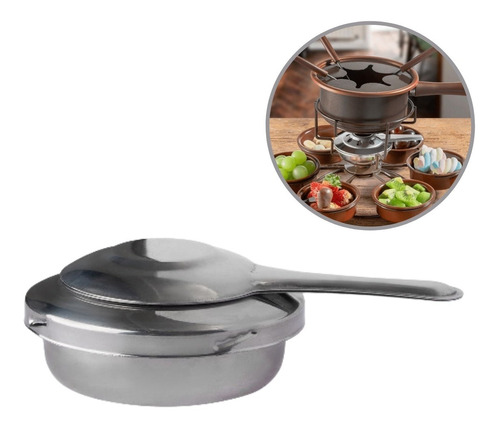 Queimador Fogareiro Álcool Etanol Fondue Inox Camping Pesca