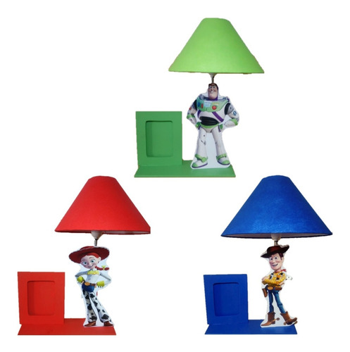 8 Lámparas Económicas Infantiles Fiesta Toy Story