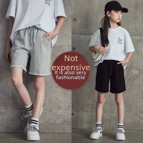 Pantalones De Algodón Para Niños, Pantalones Cortos Casuales