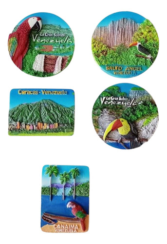 Imanes Para Nevera De Resina Motivos Venezolanos Avila