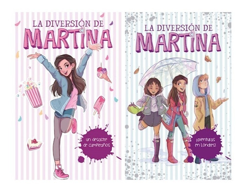 Pack Diversion De Martina 1 Y 2 - Montena - 2 Libros Nuevos