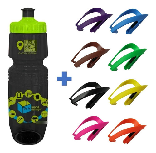 Imagen 1 de 3 de Combo Caramañola Sltslc 750 Cc + Porta Caramañola +torni K96
