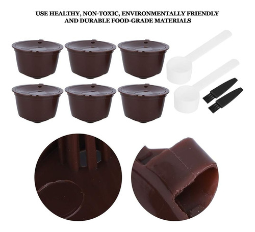 12 Cápsulas Filtro De Café Reutilizables Para Dolce Gusto