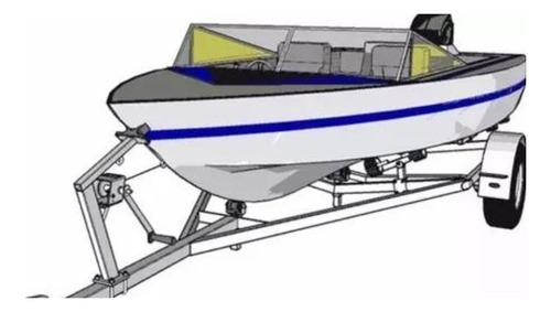 Construção Carreta Barco Reboque Para Barco 4,7m Projeto
