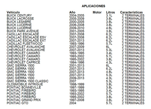 Sensor Nivel Aceite Silverado 1500 2007-2013 6.0l