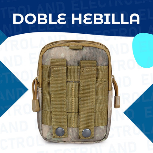 Bolso Canguro Táctico Cinturón Molle Celular Pouch Cintura