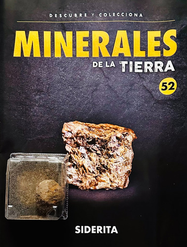 Coleccion Minerales Nº 52 Siderita Fasiculo + Piedra
