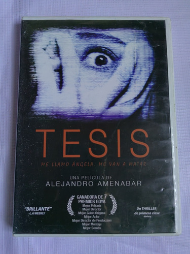 Tesis Terror Suspenso Película Dvd Original 