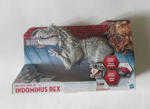 Indominus Rex Lights & Sounds Jurassic World 2015 Hasbro (Usado)