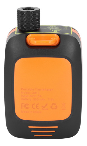 Bomba Eléctrica Portátil Portátil Naranja De Parada Automáti