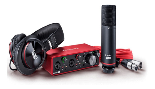 Focusrite Scarlett Estudio Set De Grabacion Usb C/2i2 3ra Ge