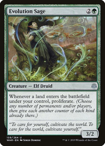 Carta Magic Evolution Sage War Of The Spark Mtg