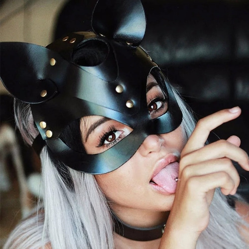 Máscara Gato Mujer. Catwoman Antifaz