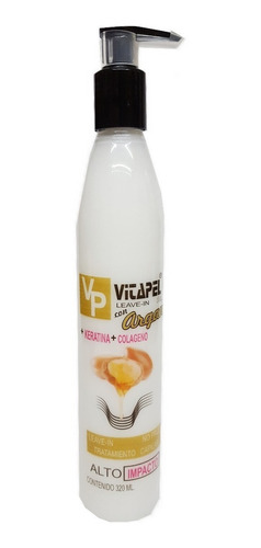 Tratamiento Vitapel Keratina Colageno Argan 320 Ml 1 Pza