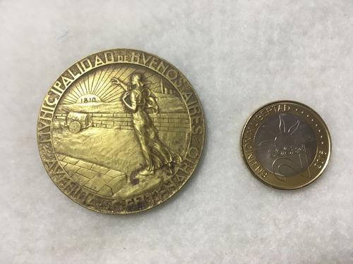 Medalla Av. Centenario Buenos Aires - Numismatica