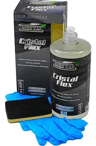 Removedor De Chuva Acida Cristal Flex 1 Litro - Nobrecar Kit