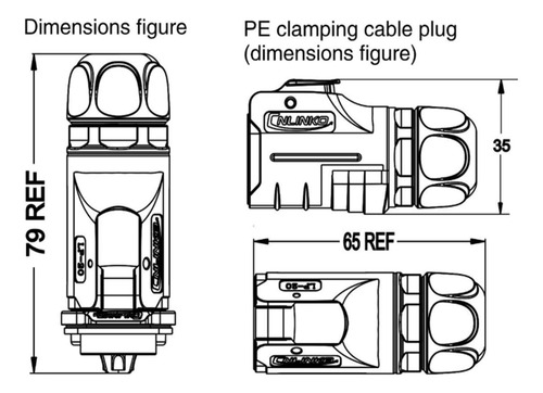 Conector Circular Industrial De 2 Pines Cable Sae, Cabl...