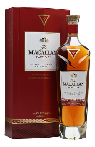 Caja De 6 Whisky The Macallan Single Malt Rare Cask 700 Ml