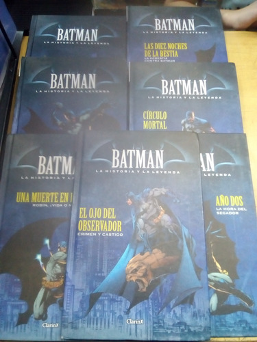 Libros De Batman Tapa Dura - La Historia Y Leyenda Lote X 7 (Usado)
