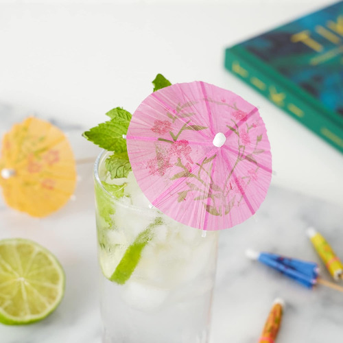 Juego De 12 Palillos De Madera Para Aperitivos Multicolores
