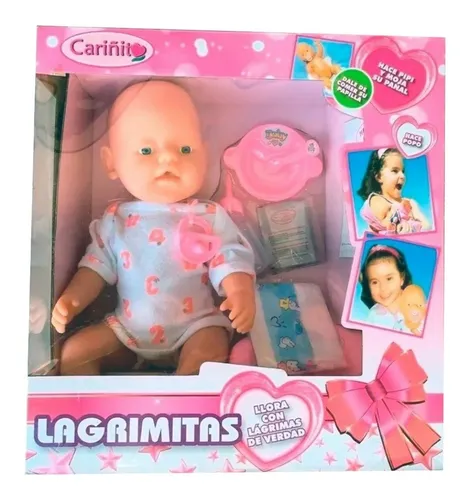Lagrimitas Cry Llora Real Hace Pipi Y Popo Cariñito Gat 671