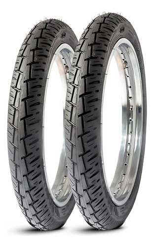 Par De Pneu Moto 2.75-18 E 90/90-18 Robust Hitrost C/câmara