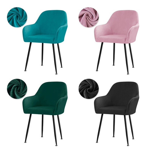 Funda Elástica De Brazo Alto For Silla De Comedor Cubierta