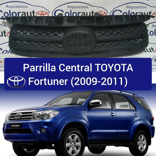 Imagen 1 de 6 de Parrilla Central Toyota Fortuner 2009-2010-2011 Original