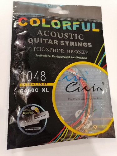 Set Cuerdas Gt.acustica Civin 10-48 Color - Remchile Ofertas